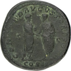 Roman Empire. Marcus Aurelianus. Sestertius. ND (139 - 180 AD). VF.