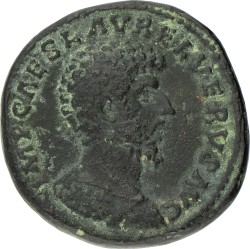 Roman Empire. Marcus Aurelianus. Sestertius. ND (139 - 180 AD). VF.