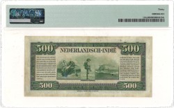 Nederlands-indies. 500 Gulden. Banknote. Type 1943. -  PMG 30