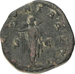 Roman Empire. Balbinus. Sestertius. ND (238). VF.