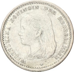 10 Cent. Wilhelmina. 1892. Prachtig +.