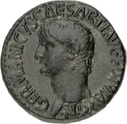 Roman Empire. Germanicus. As. ND (15 BC - 19 AD). VF.