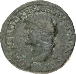 Roman Empire. Nero. As. ND (54 - 68 AD). F.