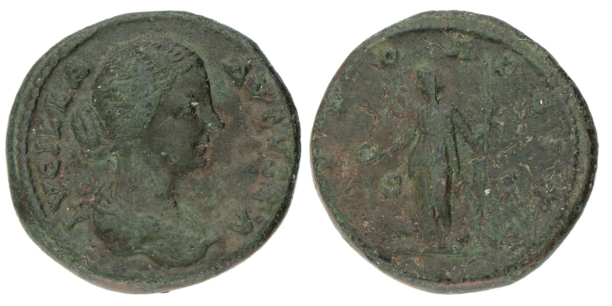 Roman Empire. Lucilla. Sestertius. ND (182). VF.