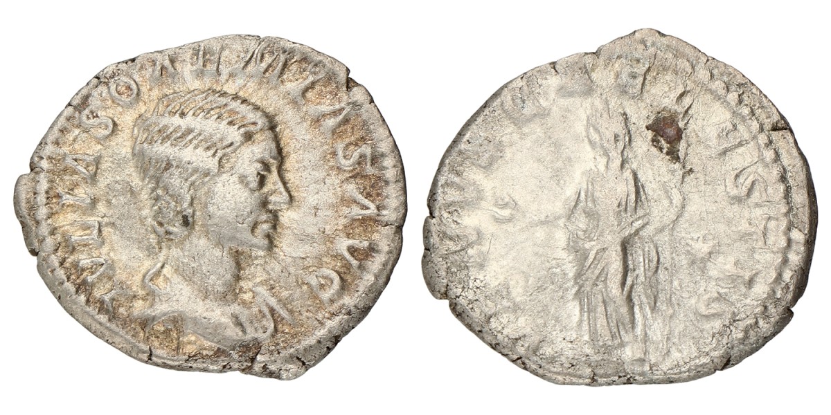 Roman Empire. Iulia Soaemias. Denarius. ND (222).