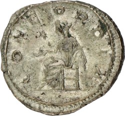 Roman Empire. Iulia Paula. Denarius. ND (219 - 220). VF.