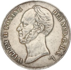 2½ Gulden. Willem II. 1846 Zwaard. Zeer Fraai +.