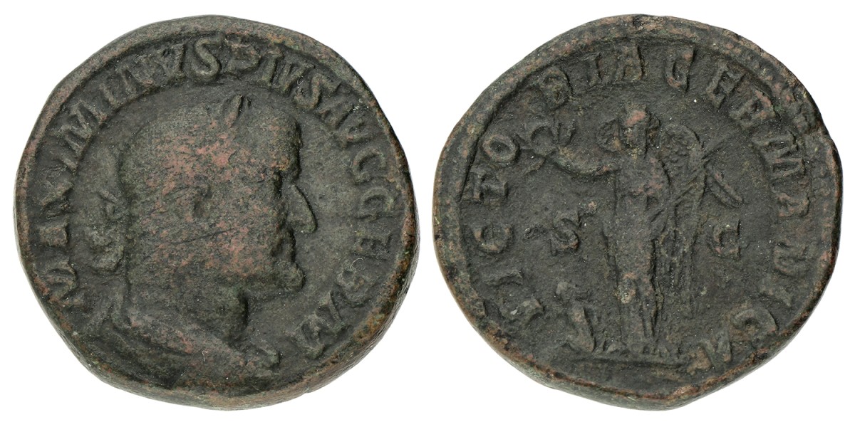 Roman Empire. Maximus I Thrax. Sestertius. ND (235 - 238 AD).