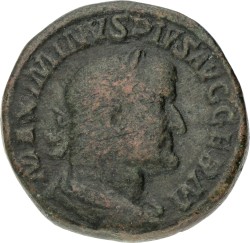 Roman Empire. Maximus I Thrax. Sestertius. ND (235 - 238 AD).