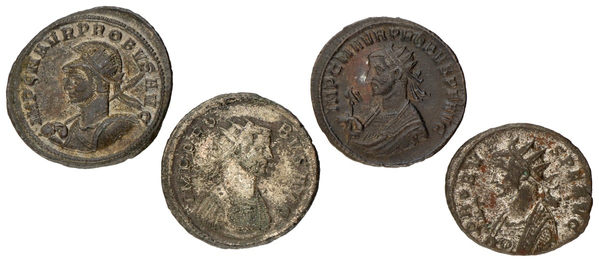 Roman Empire. Probus. Lot (4) Antoninianus. ND (276 - 282 ). F - VF.