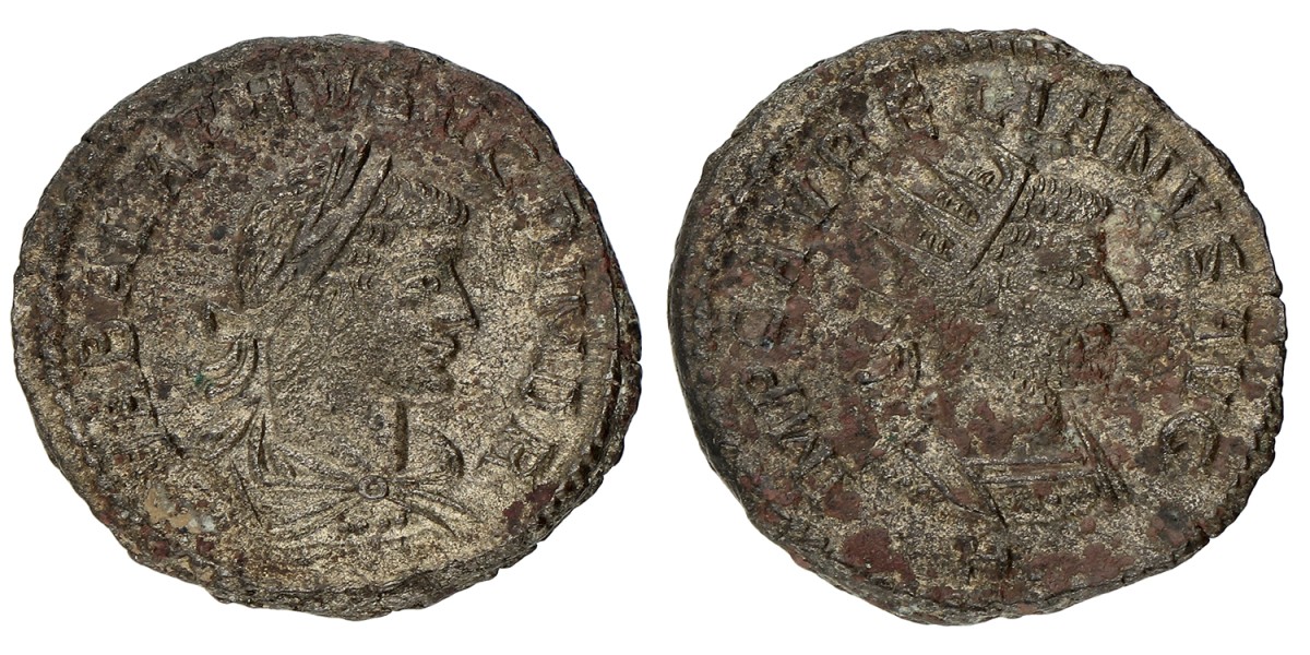 Roman Provinces. Kingdom of Palmyra. Vabalathus. Antoninianus. ND (267 - 272). VF.