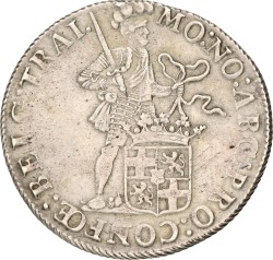 1 Rijksdaalder. Utrecht. Lodewijk Napoleon. 1808. Zeer Fraai +.