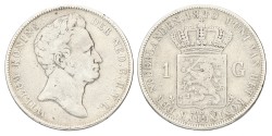 1 Gulden. Willem I. 1840. Zeer Fraai -.