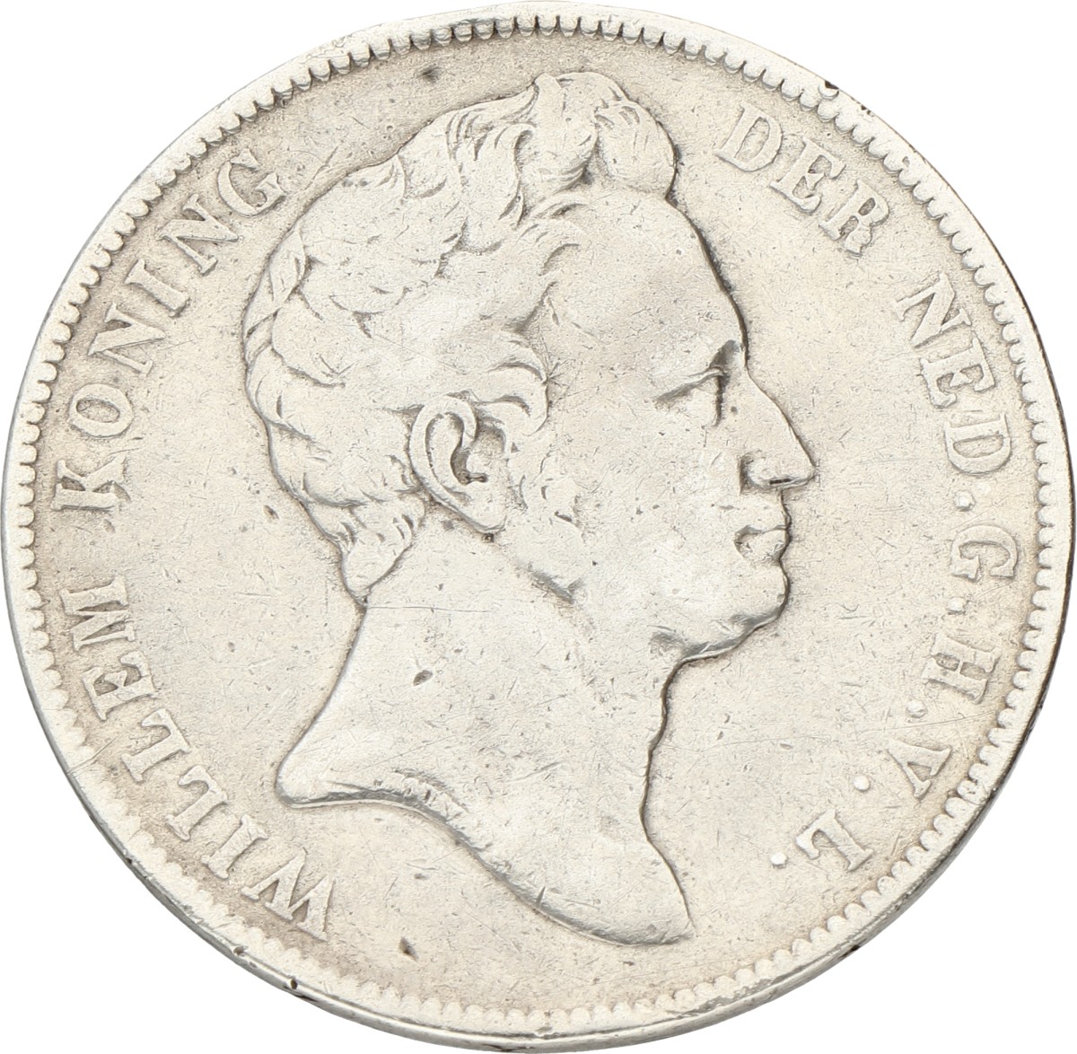 1 Gulden. Willem I. 1840. Zeer Fraai -.