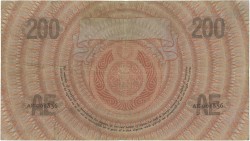 Nederland. 200 Gulden. Bankbiljet. Type 1921. - Fraai / Zeer Fraai.