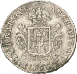 Halve Dukaton. Brabant. Antwerpen. Maria Theresia. 1750. VF