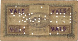Netherlands-Indies. 25 Gulden. Counterfeit banknote. Type 1929. - Very fine.