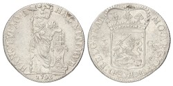 3 Gulden - Generaliteits. Utrecht. 1793. Zeer Fraai / Prachtig.