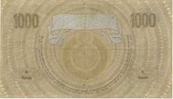 Nederland. 1000 Gulden. Bankbiljet. Type 1919. - Zeer Fraai.