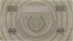 Nederland. 1000 Gulden. Bankbiljet. Type 1926. - Zeer Fraai.