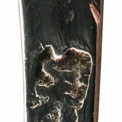 (2) delige set miniatuur lepels (Amsterdam 18e eeuw) zilver.