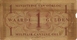 Nederland. 1 Gulden. Waardebon. Type ND. - Fraai.