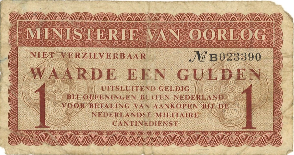 Nederland. 1 Gulden. Waardebon. Type ND. - Zeer Goed / Fraai.