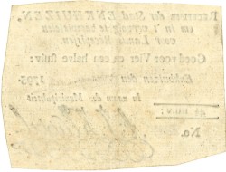 Nederland. 4,5 Stuiver. Recepisse. Type 1795. Type Enkhuizen. - Zeer Fraai +.