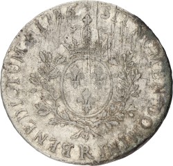 France. Louis XVI. Ecu. 1785 R. VF.