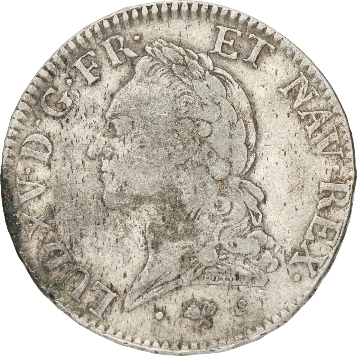 France. Louis XV. Ecu. 1774 L. VF +.