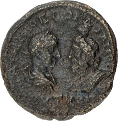 Roman Provinces, Moesia Inferior. Dionysopolis. Gordianus III. Pentassarion. ND (238 - 244 AD). VF.