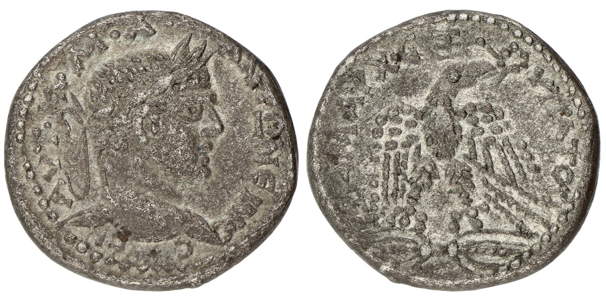 Roman Provinces. Laodicea ad Mare (Syria Coele). Caracalla. Tetradrachm. ND (213 - 217 AD). VF.