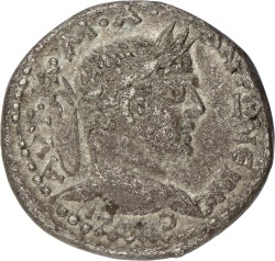 Roman Provinces. Laodicea ad Mare (Syria Coele). Caracalla. Tetradrachm. ND (213 - 217 AD). VF.