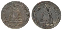 Roman Provinces. Commagene, Zeugma. Philip II & Otacilia Severa. Lot (2) AE 28 - Countermarked. ND (244 - 249 AD). F - VF.