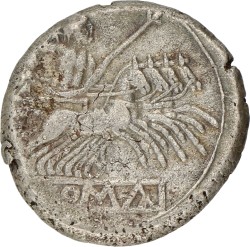 Roman Republic. Drachme. ND (225-214 BC). VF.