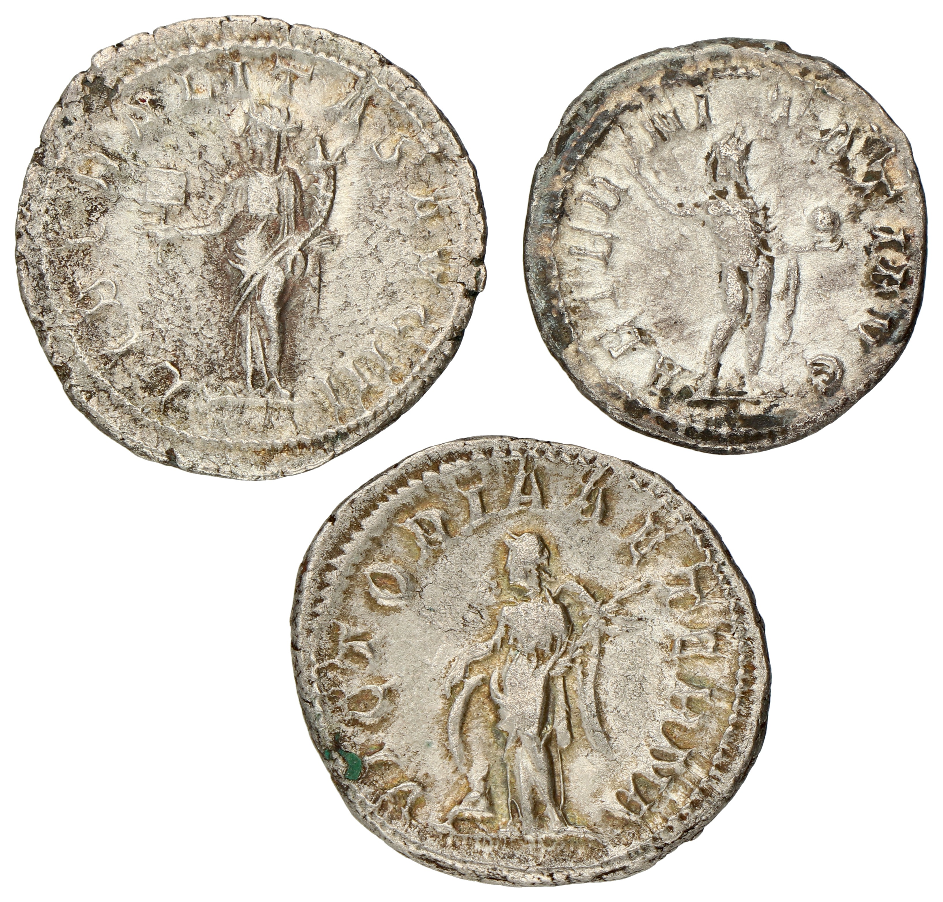 Roman Empire. Gordianus III. Lot (3) Antonianus. ND (238 - 244 AD). F - VF.