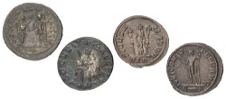 Roman Empire. Florianus & Probus. Lot (4) Antonianus. ND (276 - 282 AD). F - XF.