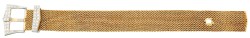 18K Geelgouden gesp armband bezet met ca. 1 ct. diamant.