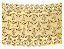 No Reserve - 14K Geelgouden flexibele armband