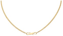 14K Geelgouden collier bezet met oud slijpsel diamanten