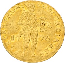 Gouden dukaat. Holland. 1776. Zeer Fraai.