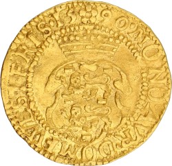 Gouden dukaat - Hongaars type. West-Friesland. 1590. Zeer Fraai.