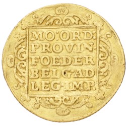 Gouden dukaat. Holland. 1762. Zeer Fraai.