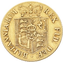 Great Britain. George III. ½ Sovereign. 1817. VF.