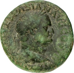 Roman Empire. Vespanianus. Sestertius. ND (69 - 79 AD). F / VF.