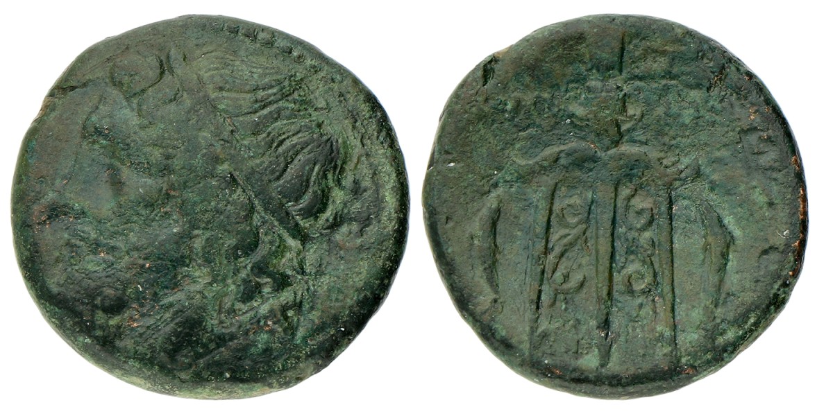 Magna Graecia. Syracuse, Sicily. Hieron II. Litra. ND (275 - 215 BC). F.