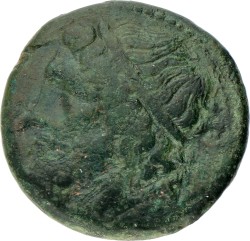 Magna Graecia. Syracuse, Sicily. Hieron II. Litra. ND (275 - 215 BC). F.