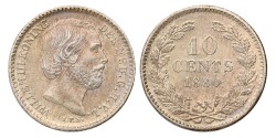 10 Cent. Willem III. 1880. MS 64.