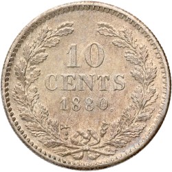 10 Cent. Willem III. 1880. MS 64.