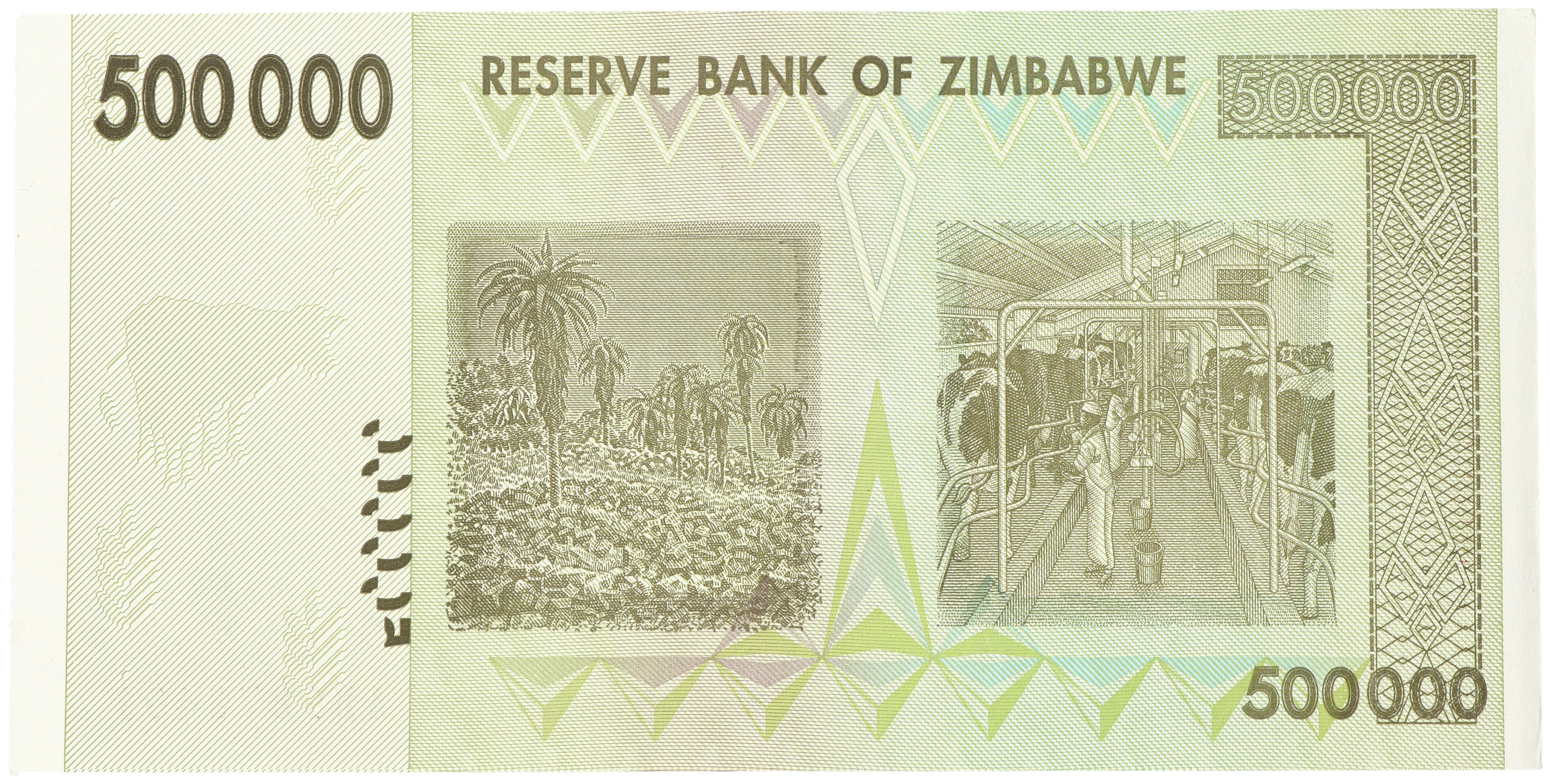 Zimbabwe. Bundle 500000 Dollars. Banknotes. Type 2008. - UNC.